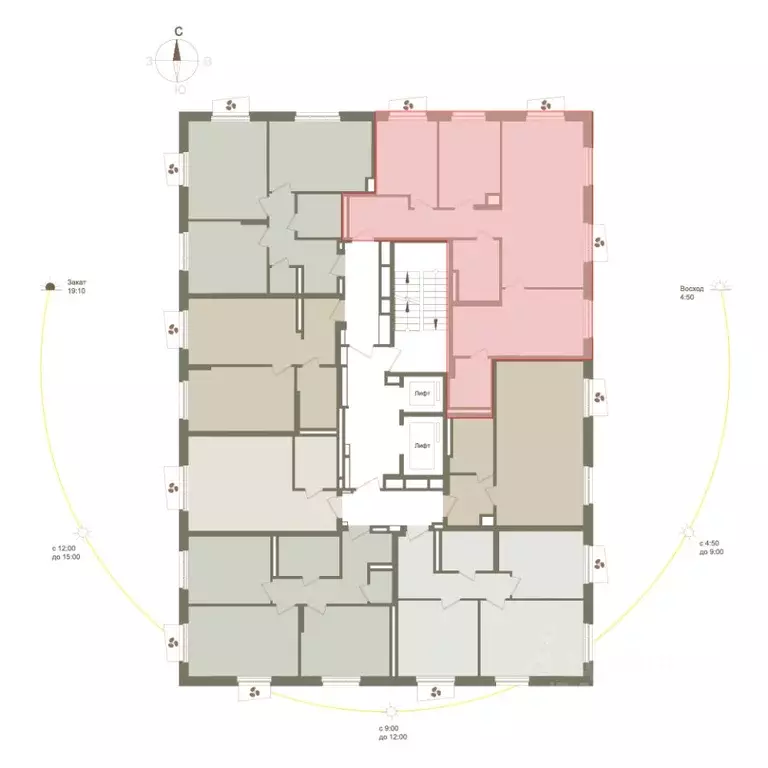 3-к кв. Башкортостан, Уфа Родина Парк жилой комплекс (84.3 м) - Фото 1