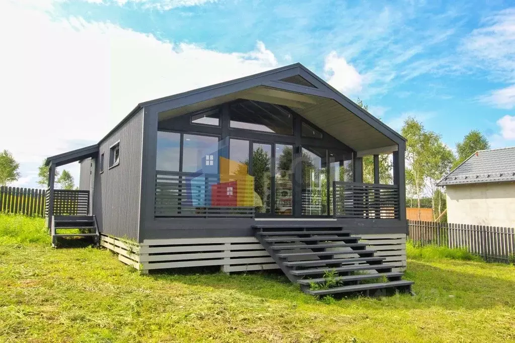 Дом в Тульская область, Алексин городской округ, с. Бунырево  (90 м) - Фото 1