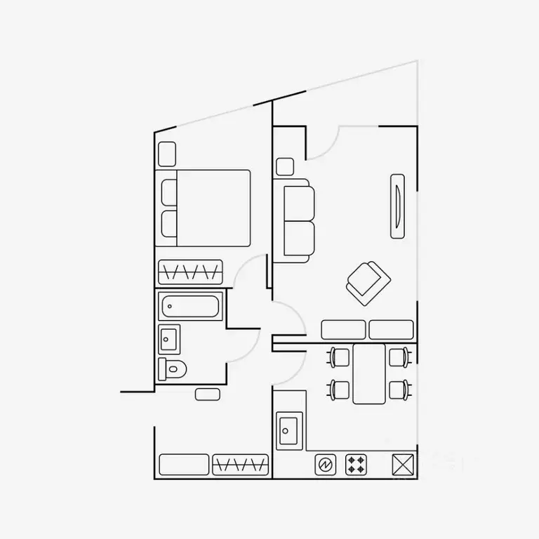 2-к кв. Москва Автозаводская ул., 23Бк2 (54.0 м) - Фото 1