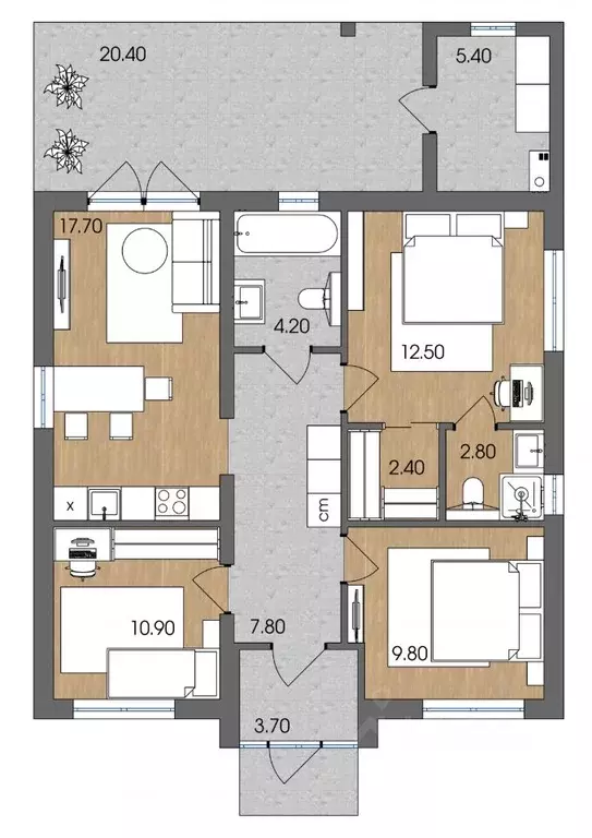 Коттедж в Калининградская область, Гурьевский муниципальный округ, ... - Фото 2