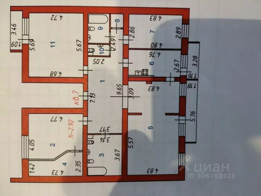 4-к кв. Ивановская область, Иваново Союзная ул., 8 (165.0 м) - Фото 1