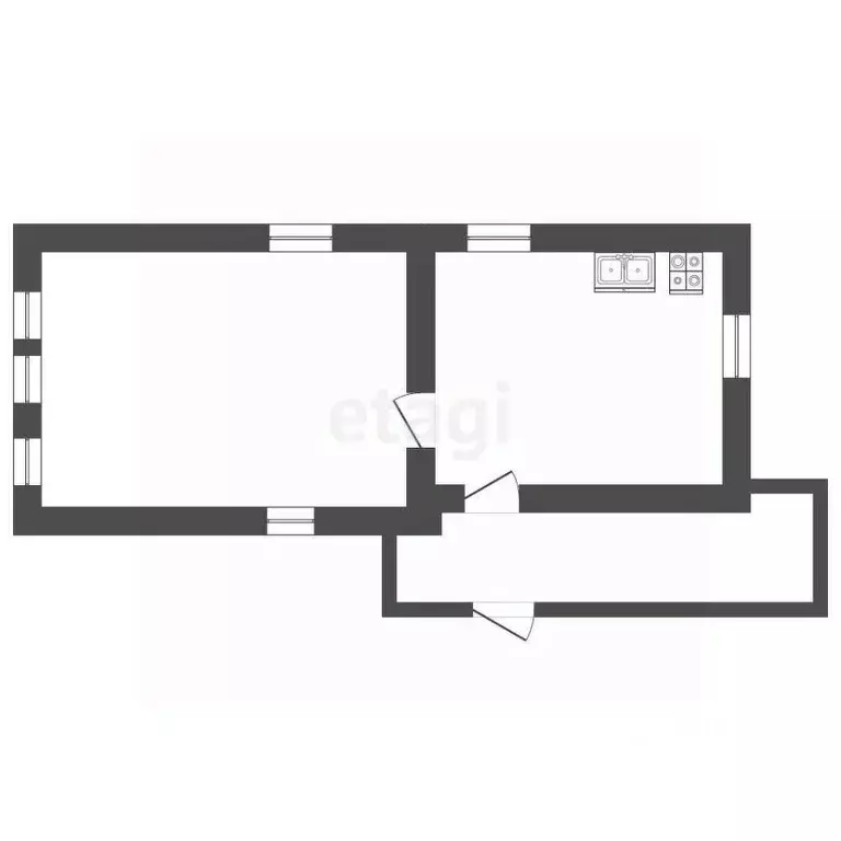 Дом в Башкортостан, Бирск ул. Мира (34 м) - Фото 2