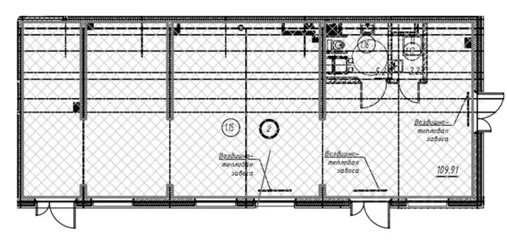 Помещение свободного назначения в Санкт-Петербург Морская миля жилой ... - Фото 2