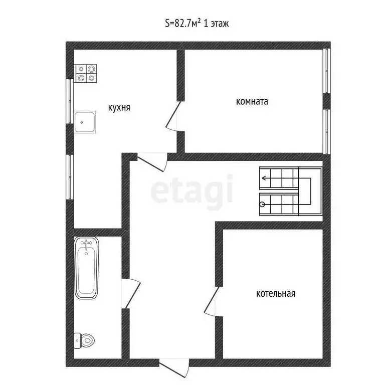 Дом в Сатка, улица Петра Скорынина (102.8 м) - Фото 1