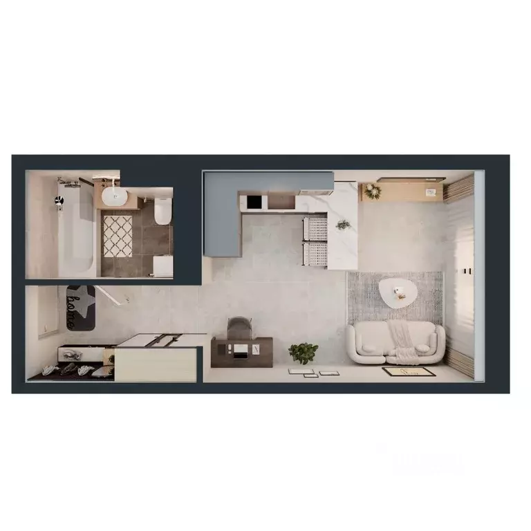 1-к кв. Брянская область, Брянск ул. Дуки, 46 (25.9 м) - Фото 1