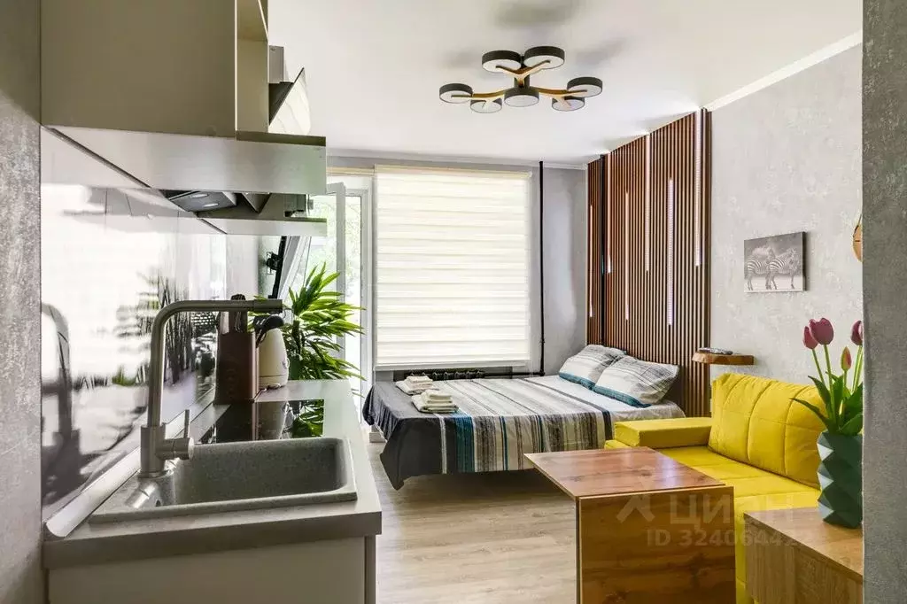 Студия Москва Авиационная ул., 68 (25.0 м) - Фото 1