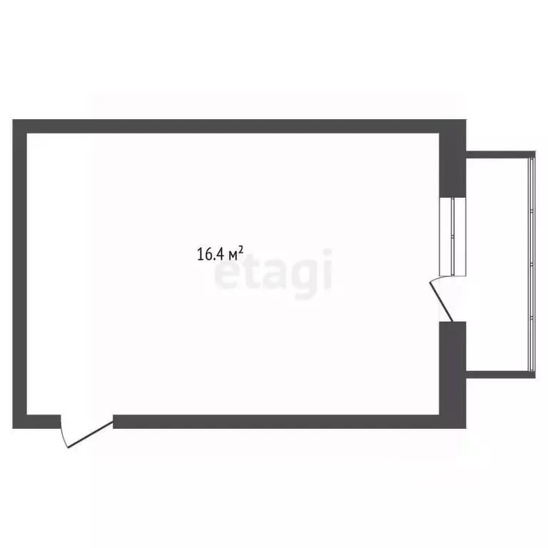 Комната Челябинская область, Чебаркуль 9 Мая ул., 36 (16.4 м) - Фото 2