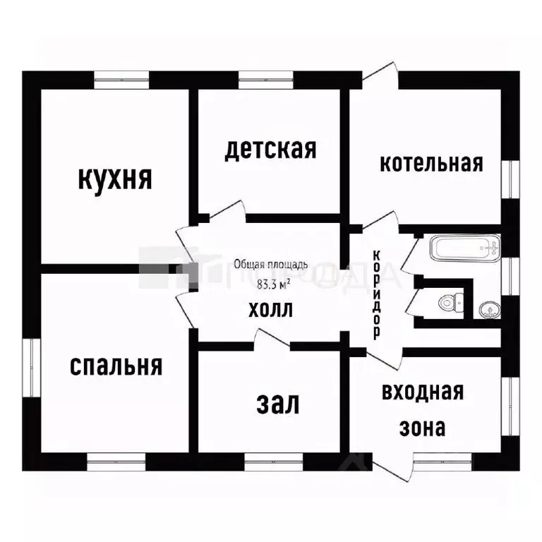 Дом в Томская область, Томский район, пос. Копылово пер. Спортивный, 4 ... - Фото 2