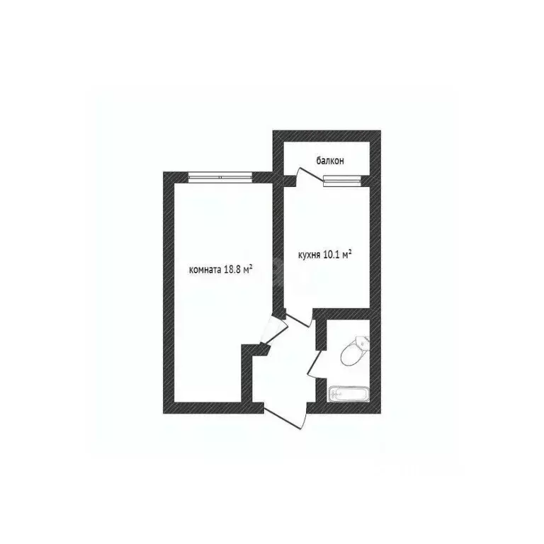 1-к кв. Краснодарский край, Краснодар ул. Евгении Жигуленко, 11к1 ... - Фото 1