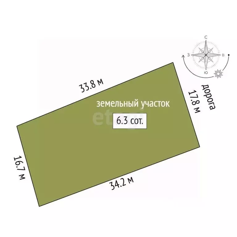 Участок в Крым, Кировский район, Первомайское с/пос, Заря СНТ ул. ... - Фото 1