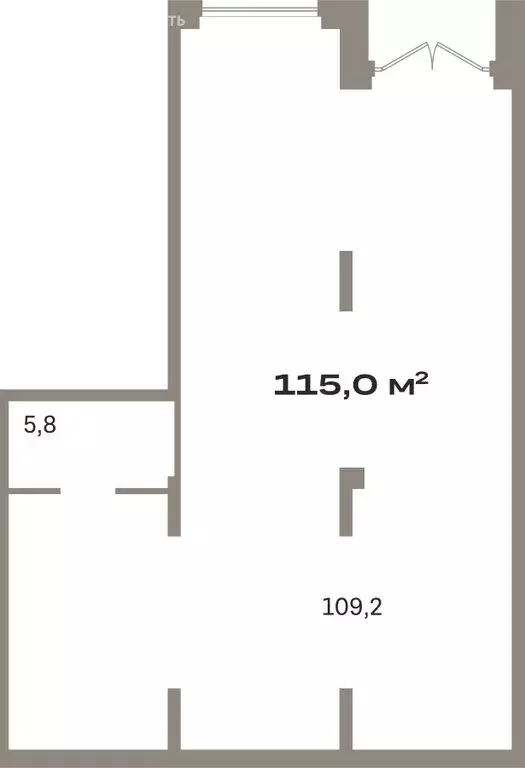 Помещение свободного назначения (115 м) - Фото 1