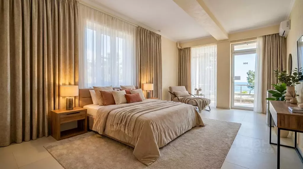 1-к кв. Крым, Ялта муниципальный округ, Ливадия пгт ул. Виноградная, ... - Фото 1