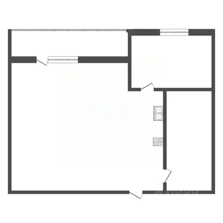 Студия Московская область, Балашиха Заречная ул., 31 (44.0 м) - Фото 2