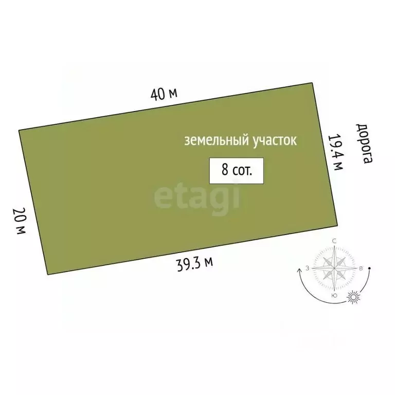 Участок в Тюменская область, Тюменский муниципальный округ, ... - Фото 2