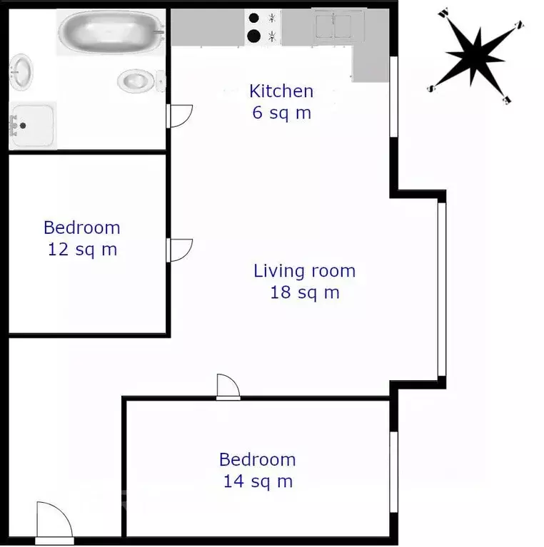 3-к кв. Москва Большая Серпуховская ул., 62 (65.0 м) - Фото 1