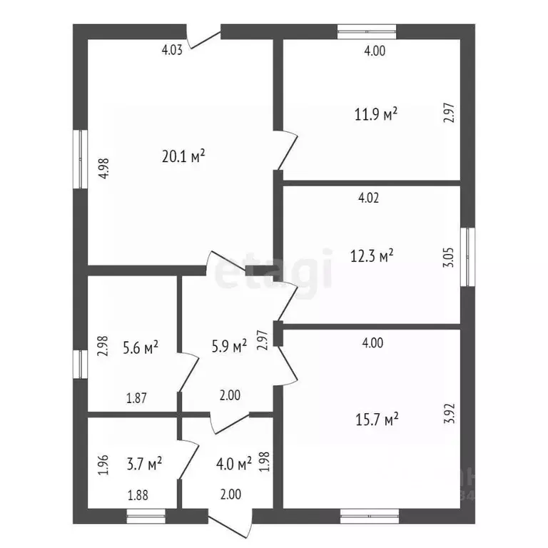 Дом в Тюменская область, Тюмень Летняя ул. (84 м) - Фото 1