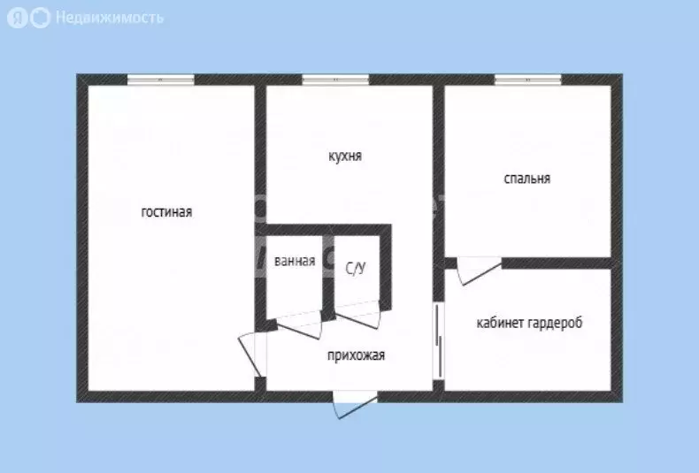 2-комнатная квартира: Махачкала, проезд Абдулхамида Юсупова, 7 (50 м) - Фото 1