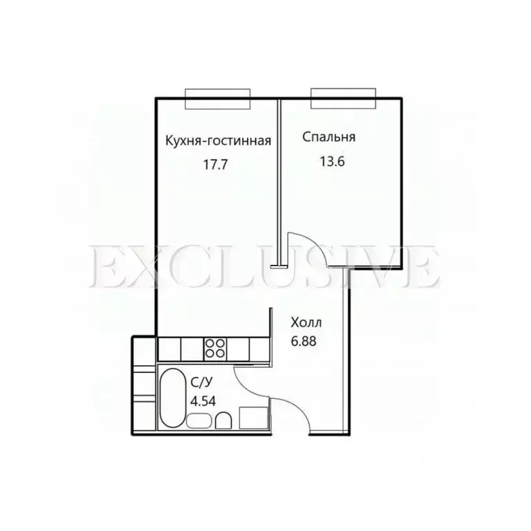 2-к кв. Москва Дегунинская ул., 9к1 (42.6 м) - Фото 1