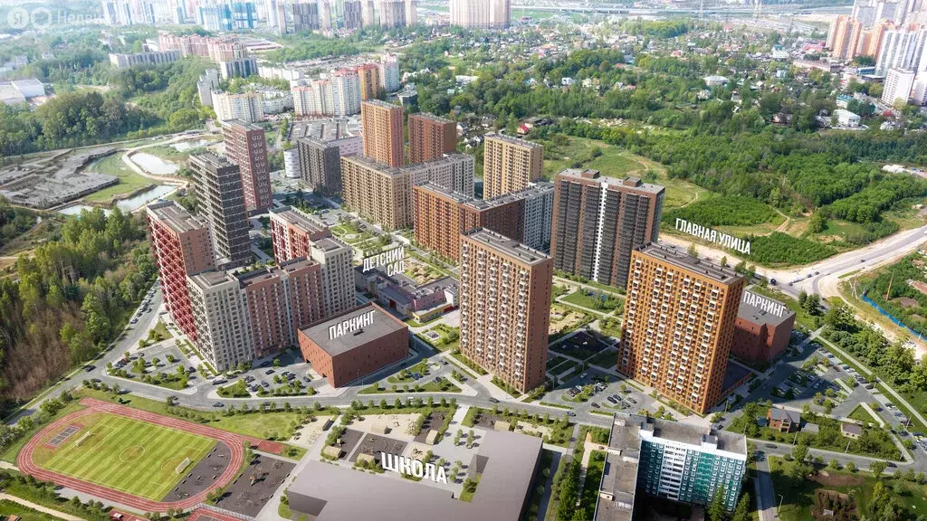 1-комнатная квартира: деревня Новое Девяткино, жилой комплекс Заречный ... - Фото 2