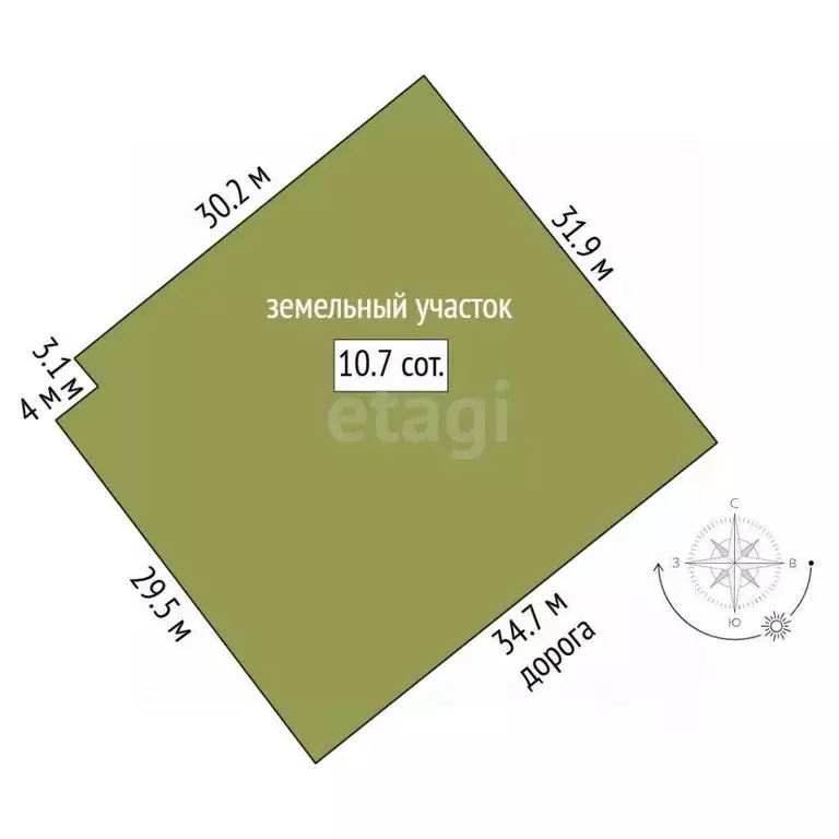 Участок в Владимирская область, Муром Меленковское ш., 15 (11.0 сот.) - Фото 1