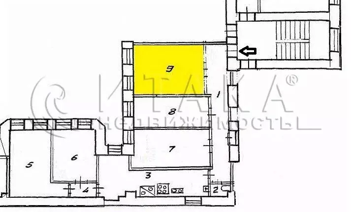 Комната Санкт-Петербург Нейшлотский пер., 15б (17.3 м) - Фото 0
