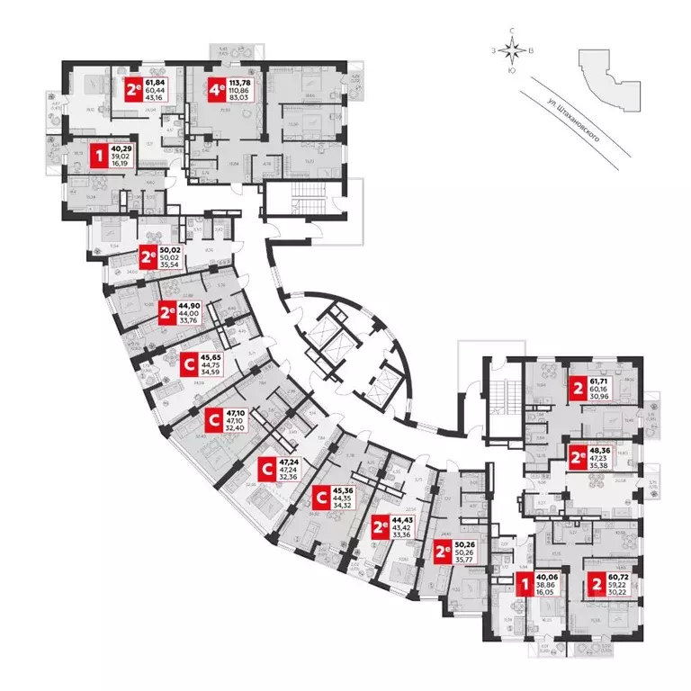 1-к кв. Ростовская область, Ростов-на-Дону ул. Штахановского, 24/2 ... - Фото 2