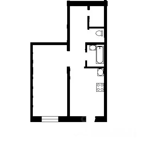 1-к кв. Новосибирская область, Новосибирск ул. Виталия Потылицына, 9/4 ... - Фото 2