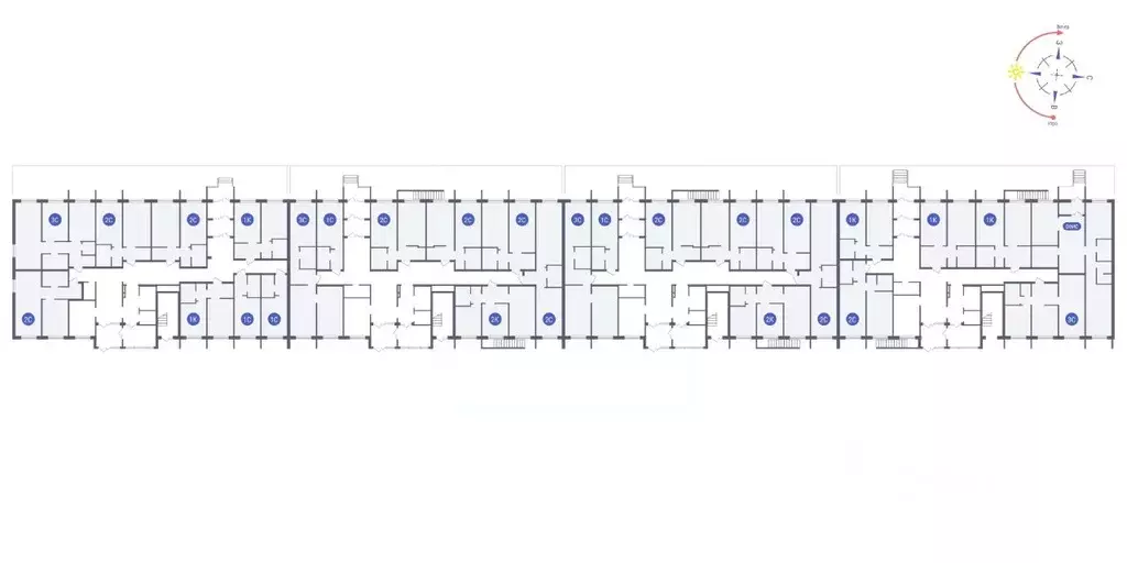 3-к кв. Новосибирская область, Новосибирск ул. Забалуева, 69 (67.43 м) - Фото 1