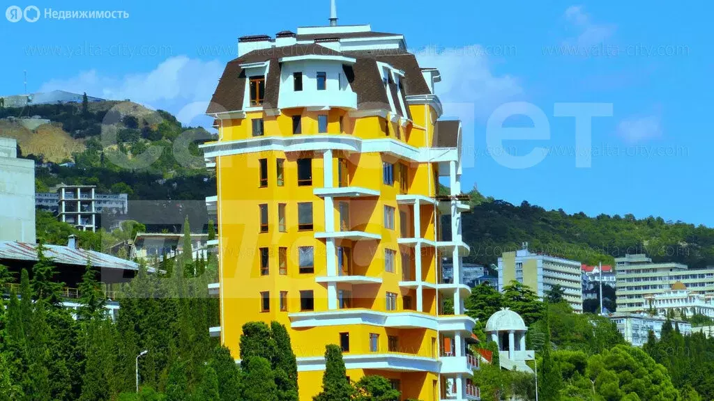 Квартира-студия: Кореиз, Прибрежная улица, 1А (50.3 м) - Фото 1