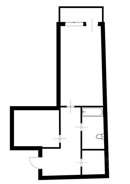 1-к кв. Воронежская область, Воронеж ул. Хользунова, 99Б (31.0 м) - Фото 2
