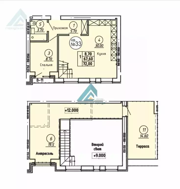 3-к кв. Оренбургская область, Оренбург Григорьевская ул., 18 (72.0 м) - Фото 2