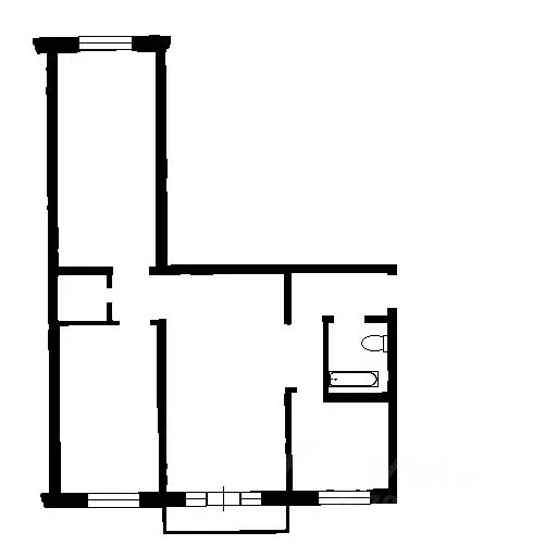 2-к кв. Московская область, Видное бул. Зеленые аллеи, 17 (60.0 м) - Фото 2