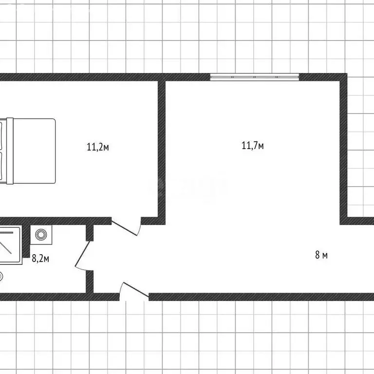 2-комнатная квартира: Чита, улица Матвеева, 36 (39.1 м) - Фото 0
