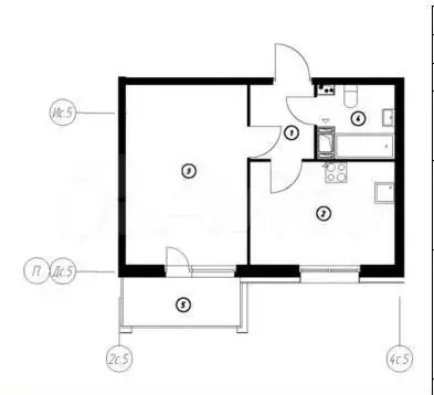 1-к. квартира, 41 м, 6/9 эт. - Фото 0