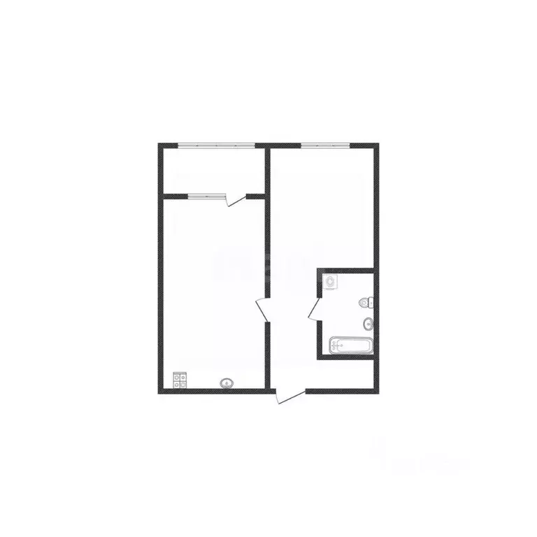 1-к кв. Курская область, Курск ул. Энгельса, 115/3 (40.77 м) - Фото 2