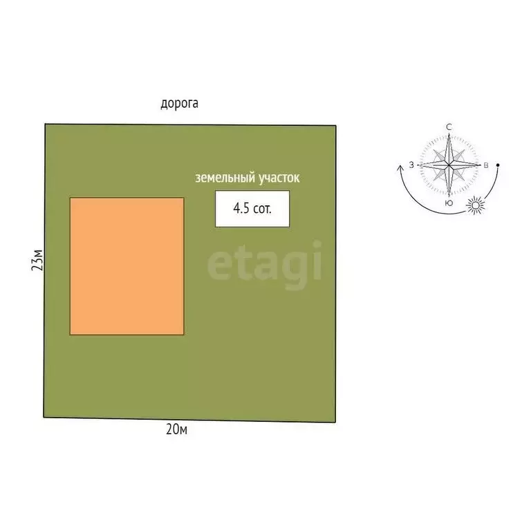 Дом в Сакский район, Ореховское сельское поселение, садоводческий ... - Фото 1