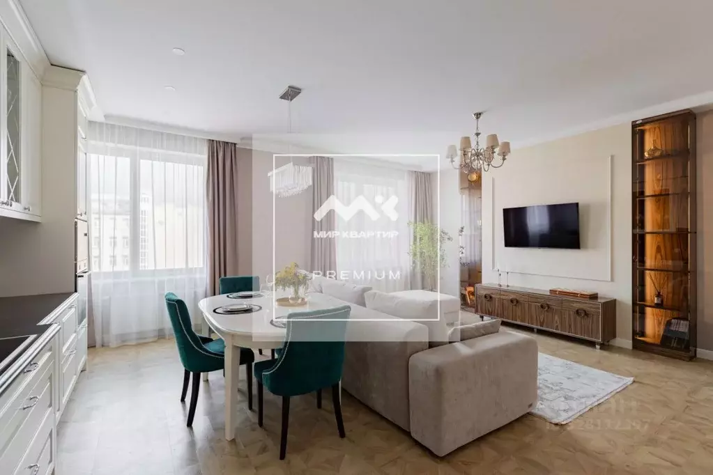 3-к кв. Санкт-Петербург Смольный просп., 17 (108.8 м) - Фото 1