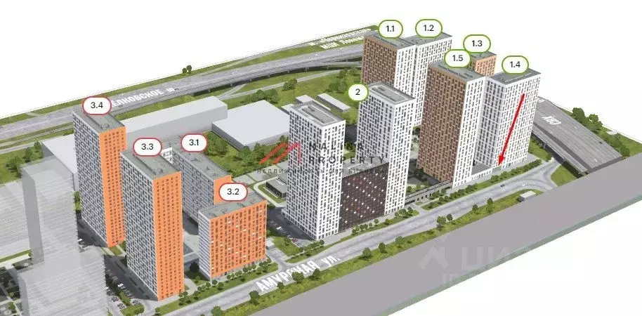 Торговая площадь в Москва Амурский парк жилой комплекс, 4.5 (205 м) - Фото 2