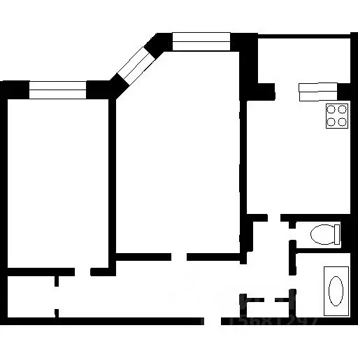 2-к кв. Коми, Усинск Парковая ул., 16 (57.7 м) - Фото 2