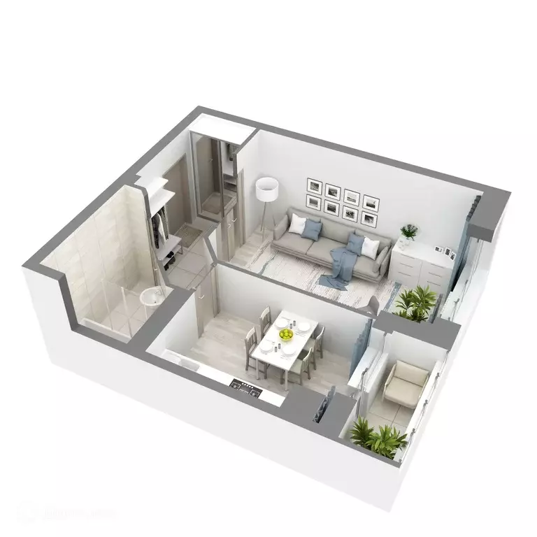 Продаётся 1-к квартира, 34.13 м - Фото 1
