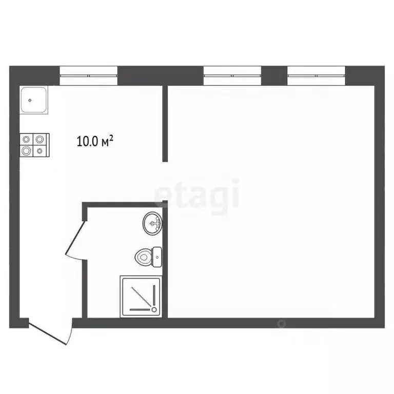 1-к кв. Краснодарский край, Анапа муниципальный округ, Анапская ст-ца ... - Фото 2