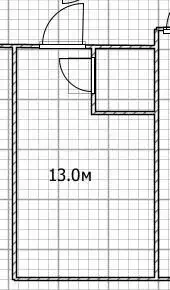 Доля в квартира-студии, 13 м, 1/9 эт. - Фото 1