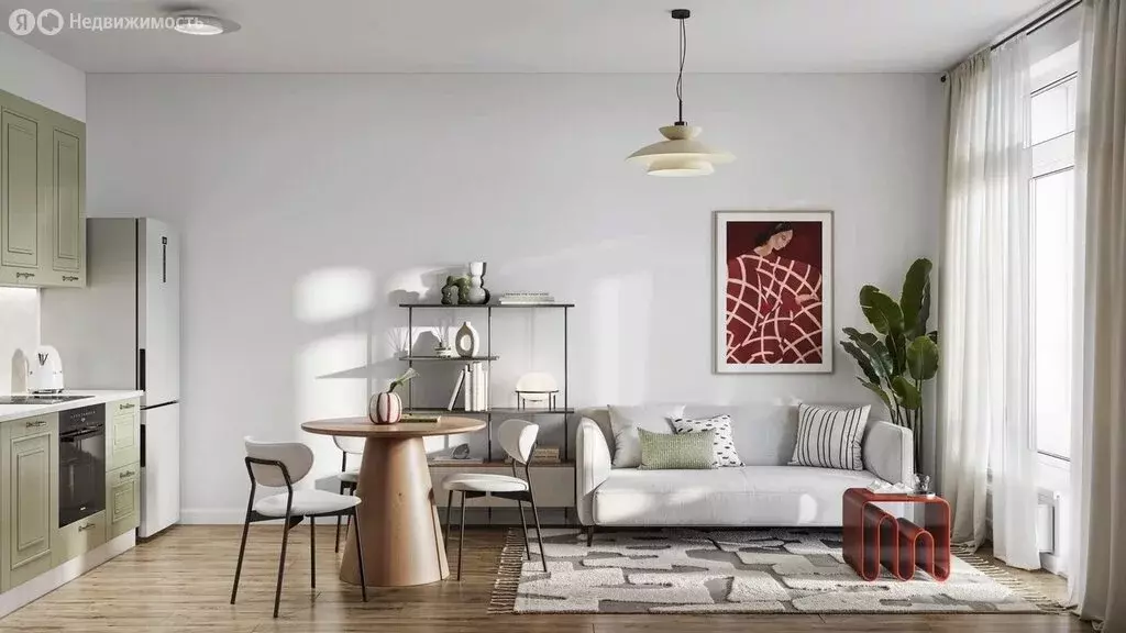 2-комнатная квартира: посёлок городского типа Мисайлово, микрорайон ... - Фото 2