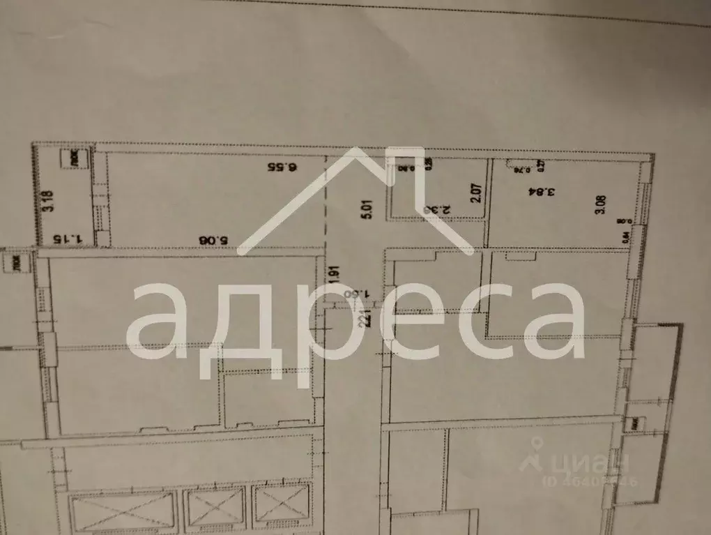 1-к кв. Самарская область, Самара ул. Дыбенко, 27А (42.0 м) - Фото 2