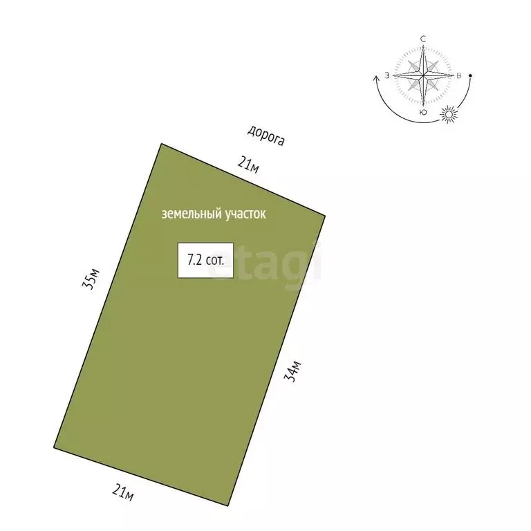 Участок в Тукаевский район, Мелекесское сельское поселение, ДНП ... - Фото 0