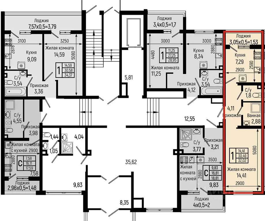 1-к кв. Краснодарский край, Туапсинский муниципальный округ, с. Небуг ... - Фото 2