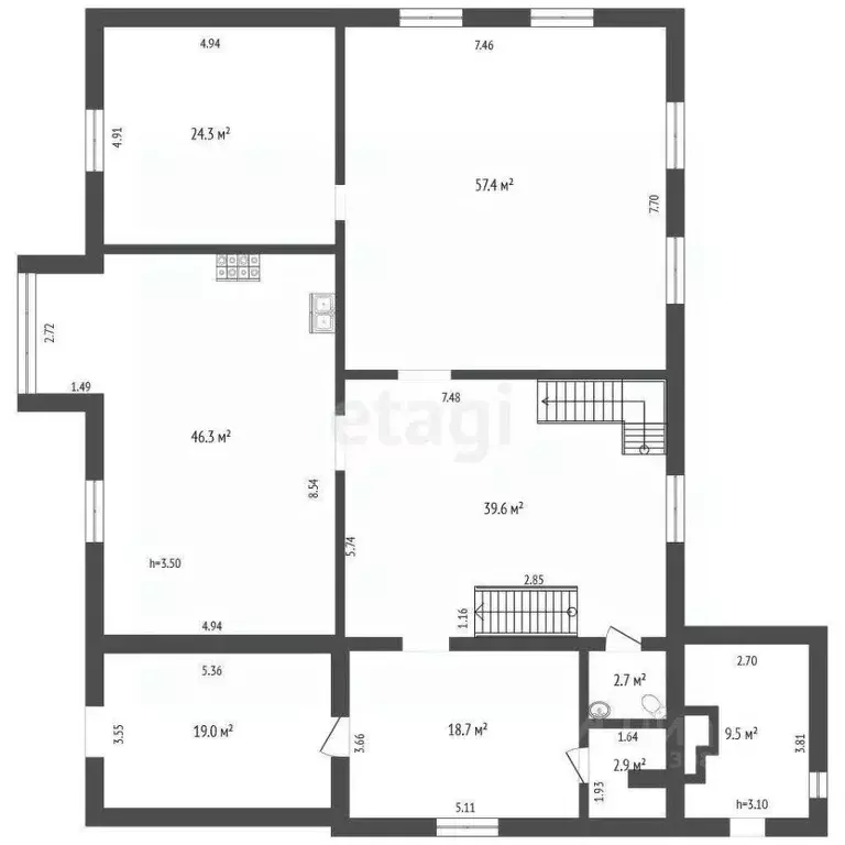 Дом в Омская область, Омский район, с. Усть-Заостровка Березовая ул., ... - Фото 1