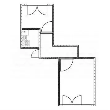 1-к. квартира, 31,2 м, 3/5 эт. - Фото 0