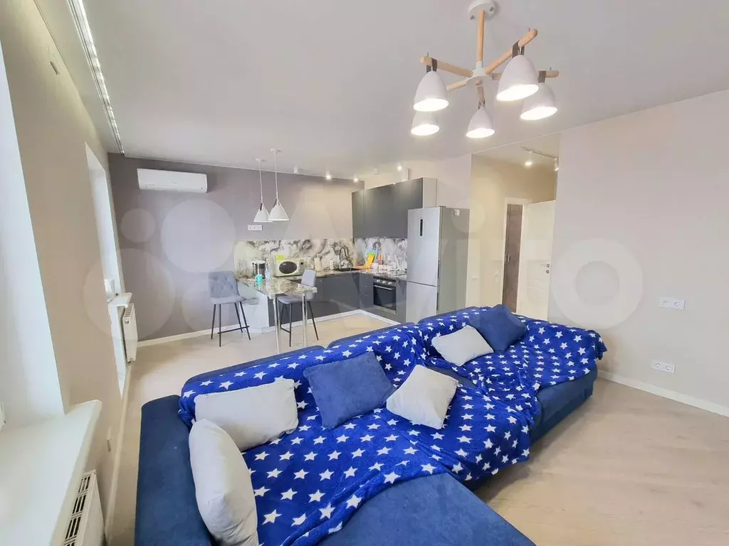 Квартира-студия, 40 м, 2/9 эт. - Фото 1