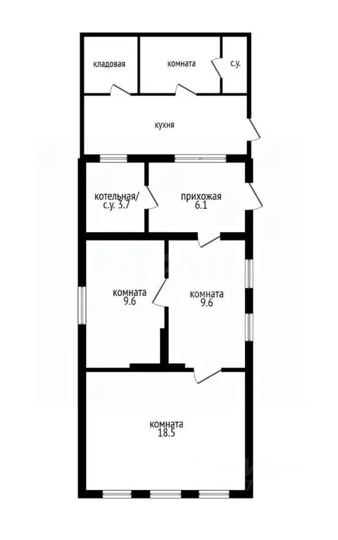 Дом в Краснодарский край, Динская ст-ца ул. Линейная, 77А (48 м) - Фото 2